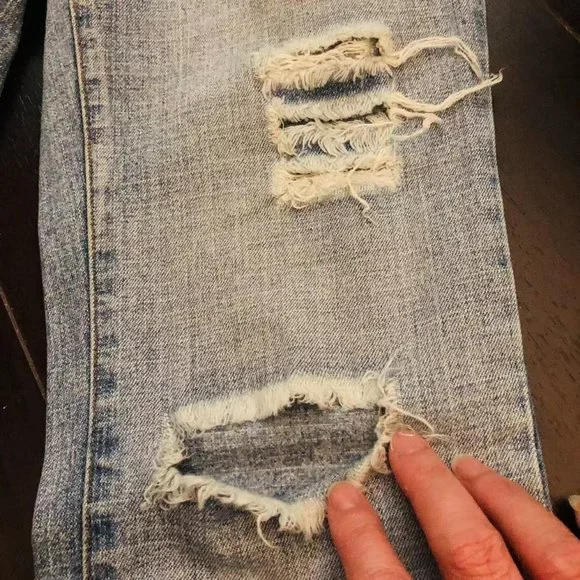 Next Jeans Ripped Jeans Size 24 - Picture 8 of 14